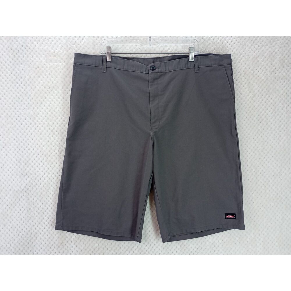 Dickies Men's 44 Gray Relaxed Fit Flat Front Work Shorts